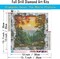 5D Diamond Art Kits for Adults Beginners, Forest Landscape Diamond Painting Kits, DIY Full Round Drill Paint by Diamonds Dot Gem Art for Adults, Home Wall Decor 13.7X13.7 Inch